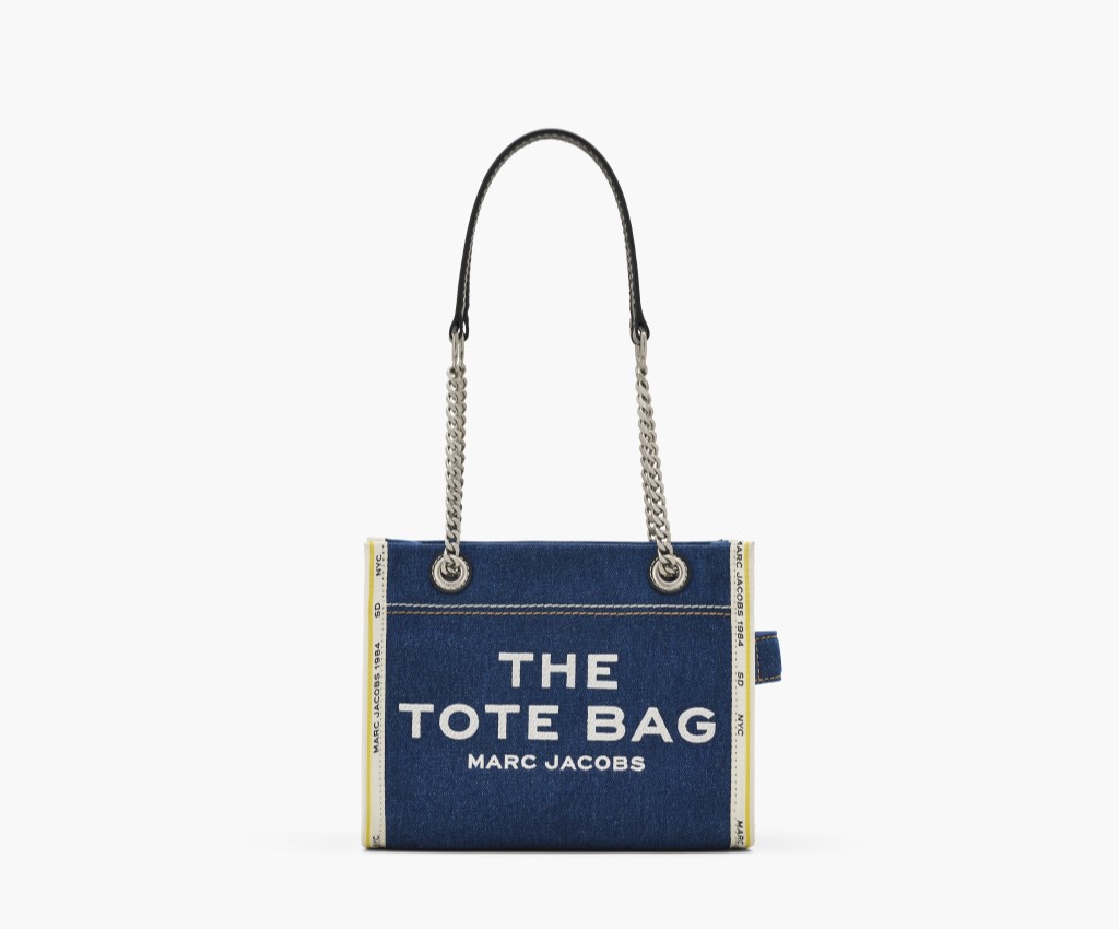 The Denim Chain Small Tote Bag